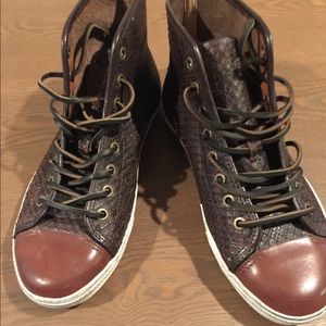 Unisex Frye Chambers leather high top sneaker